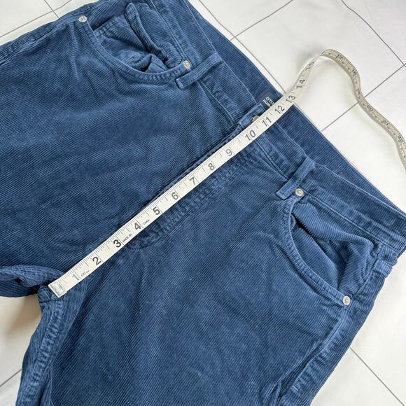 Citizens of Humanity Jeans Womens 32 Blue Jolene Corduroy Bluebird Vintage Slim - Picture 13 of 16
